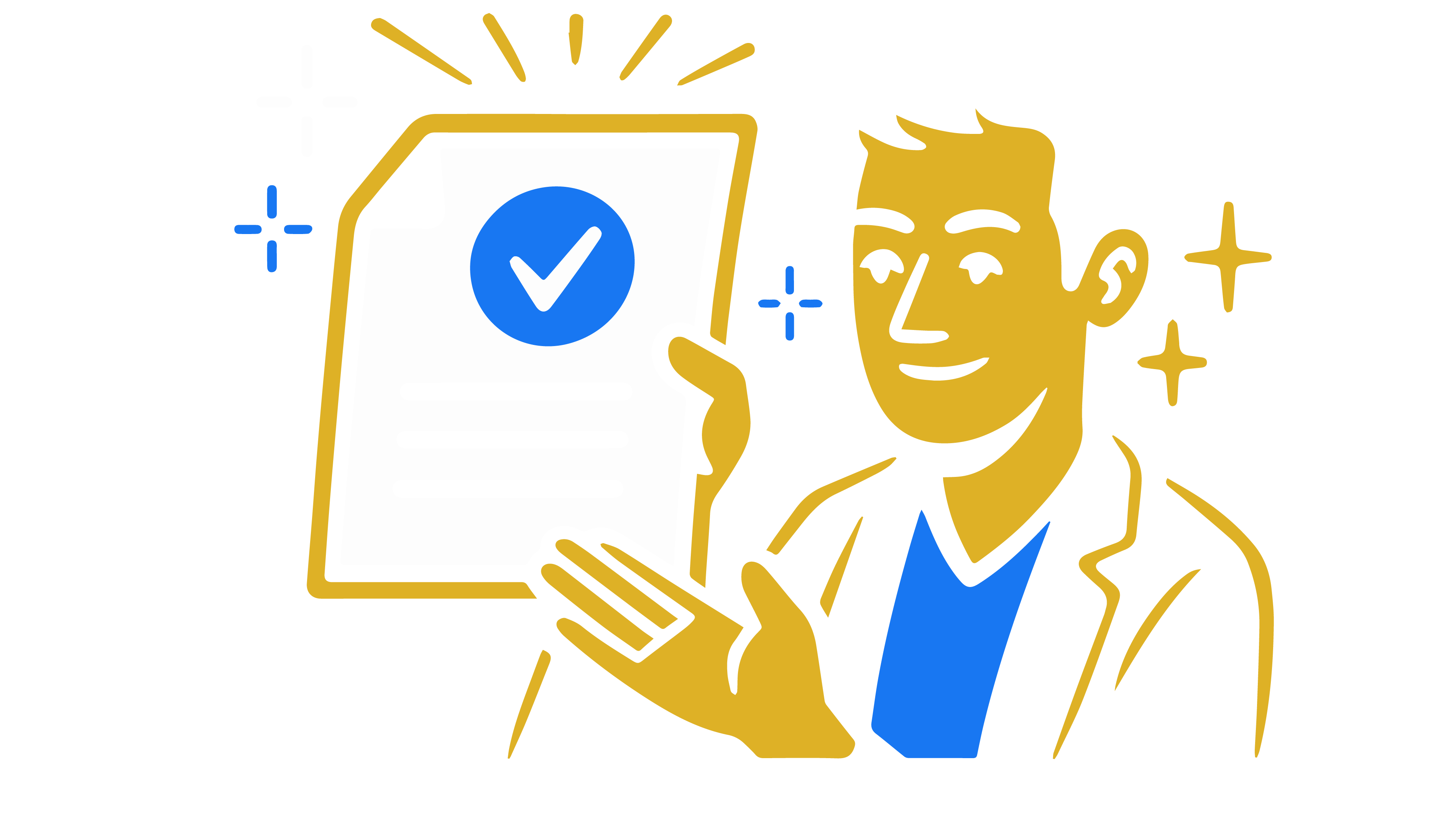 Transparent partner terms illustration